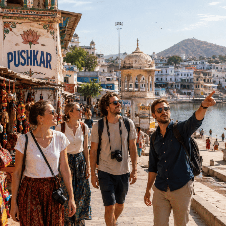 Golden Triangle with Pushkar Tour Package