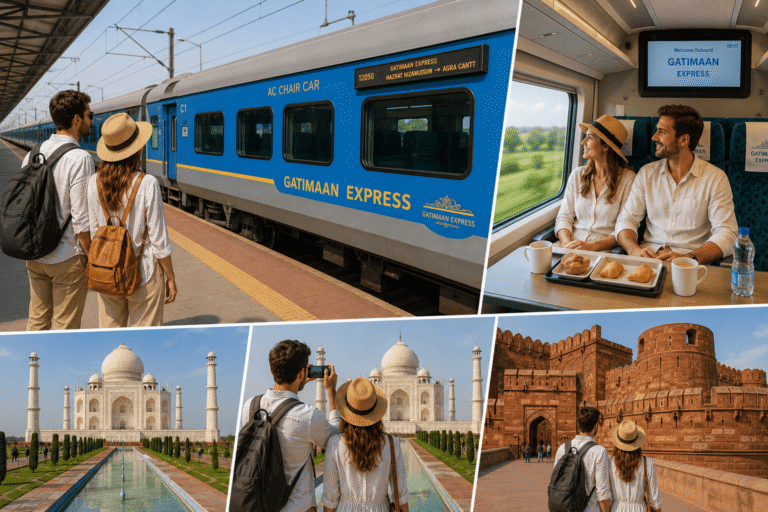 Taj Mahal Tour By Gatimaan Express Train