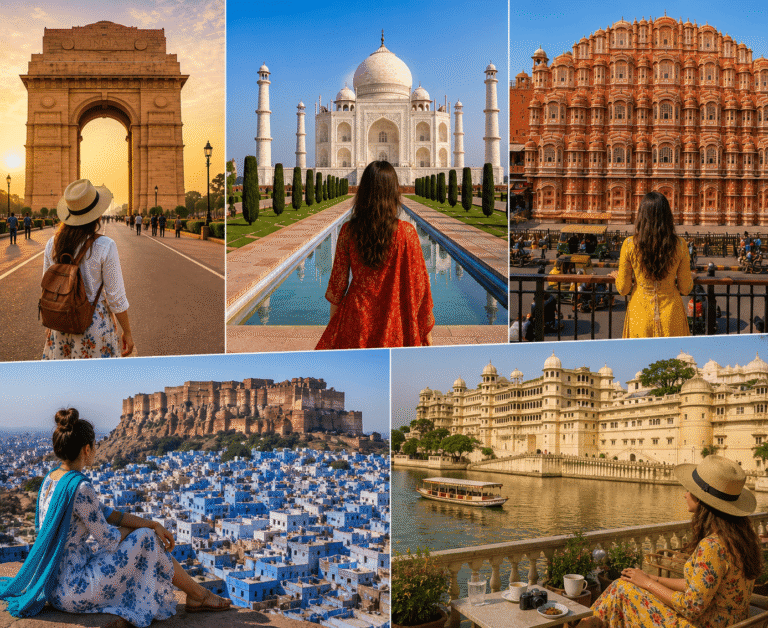 Delhi Agra Jaipur Jodhpur and Udaipur